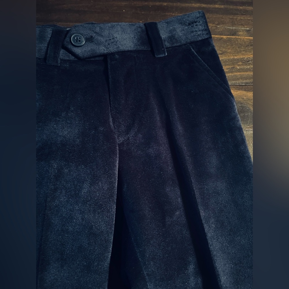 Appaman Elegant Navy Blue Velvet Suit 3T - Picture 12 of 16